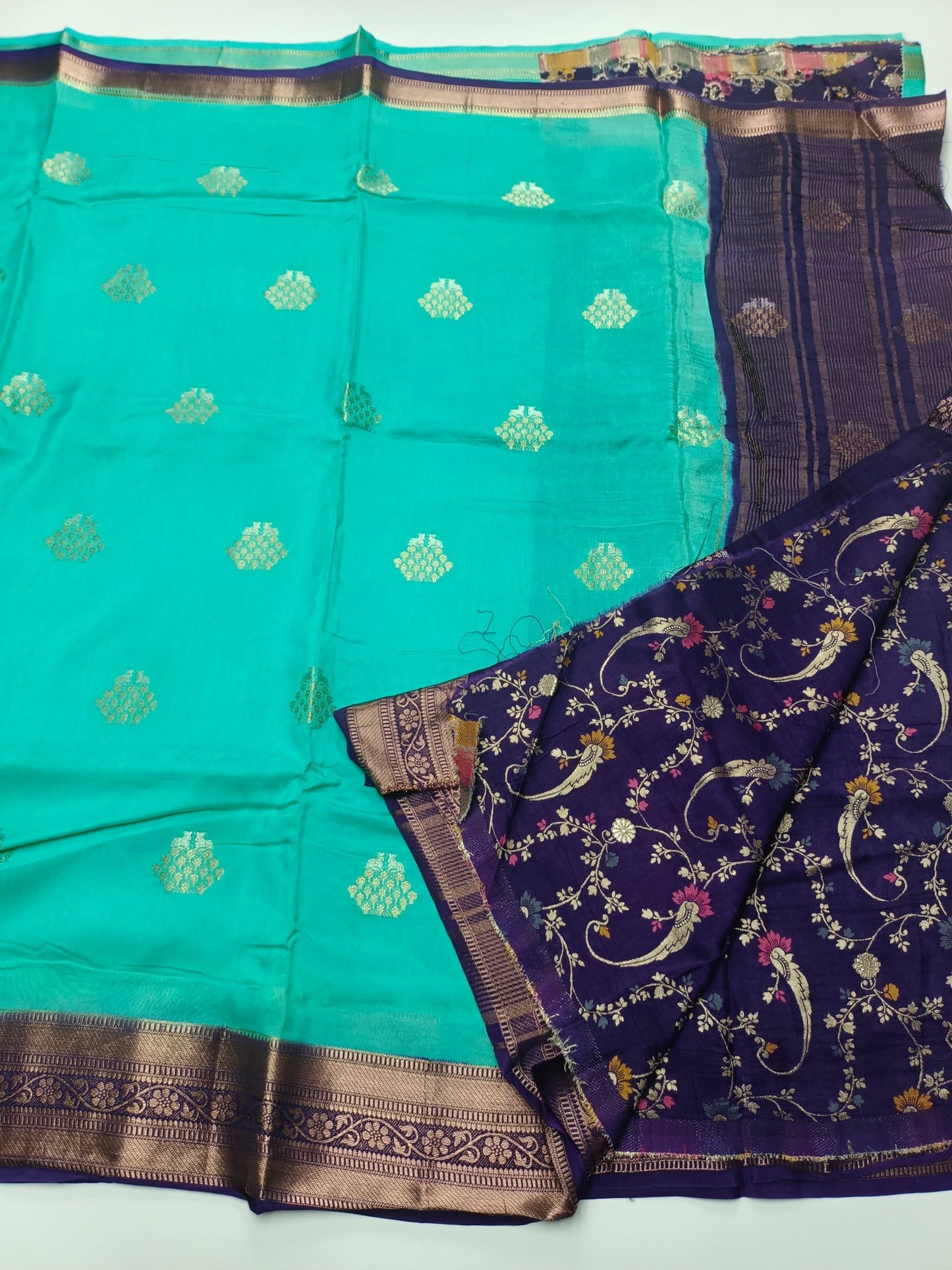 SEMI CREPE SILK SAREE (SPECIAL 20% DISCOUNT) - B S CHANNABASAPPA & SONS