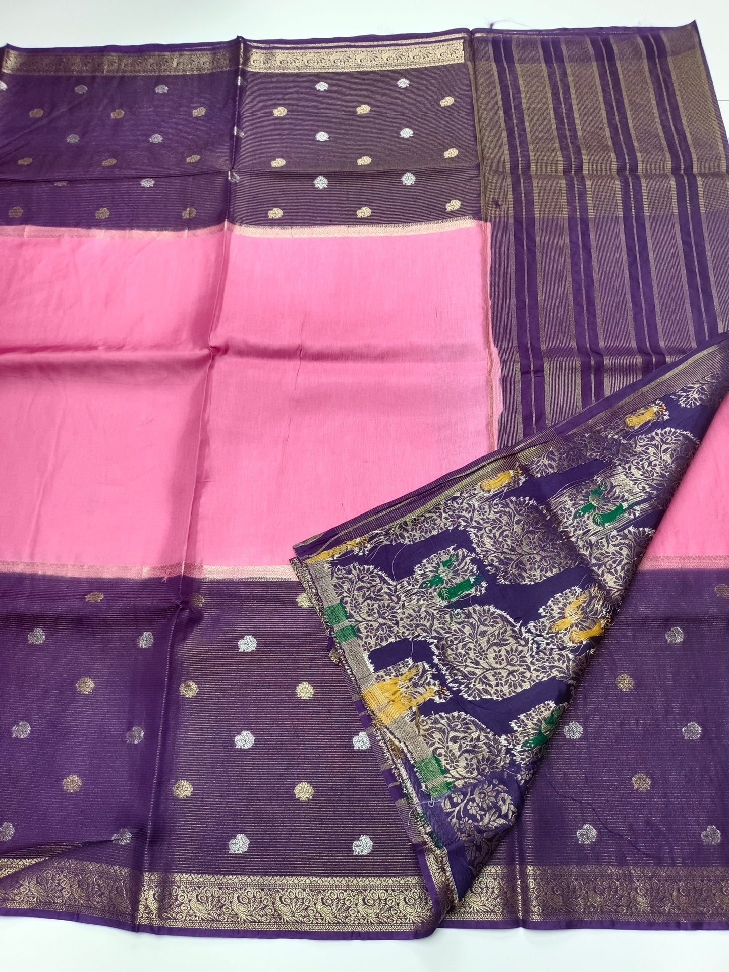 SEMI CREPE SILK SAREE (SPECIAL 20% DISCOUNT) - B S CHANNABASAPPA & SONS