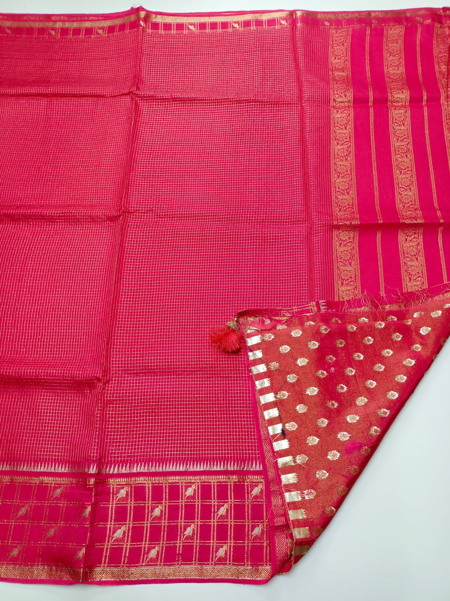 SEMI CREPE SILK SAREE (SPECIAL 20% DISCOUNT) - B S CHANNABASAPPA & SONS