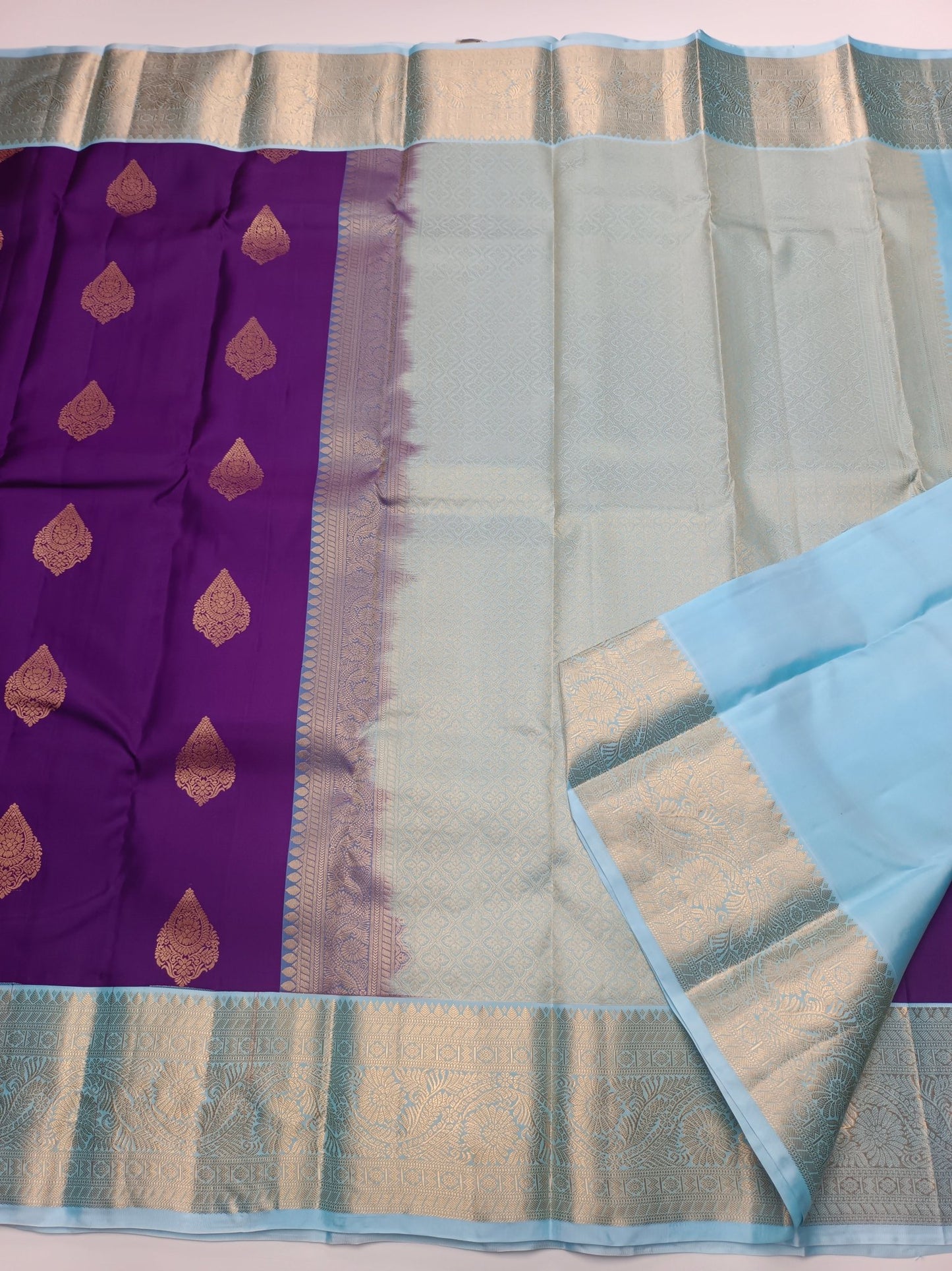KANCHIPURAM PURE SILK SAREE - B S CHANNABASAPPA & SONS