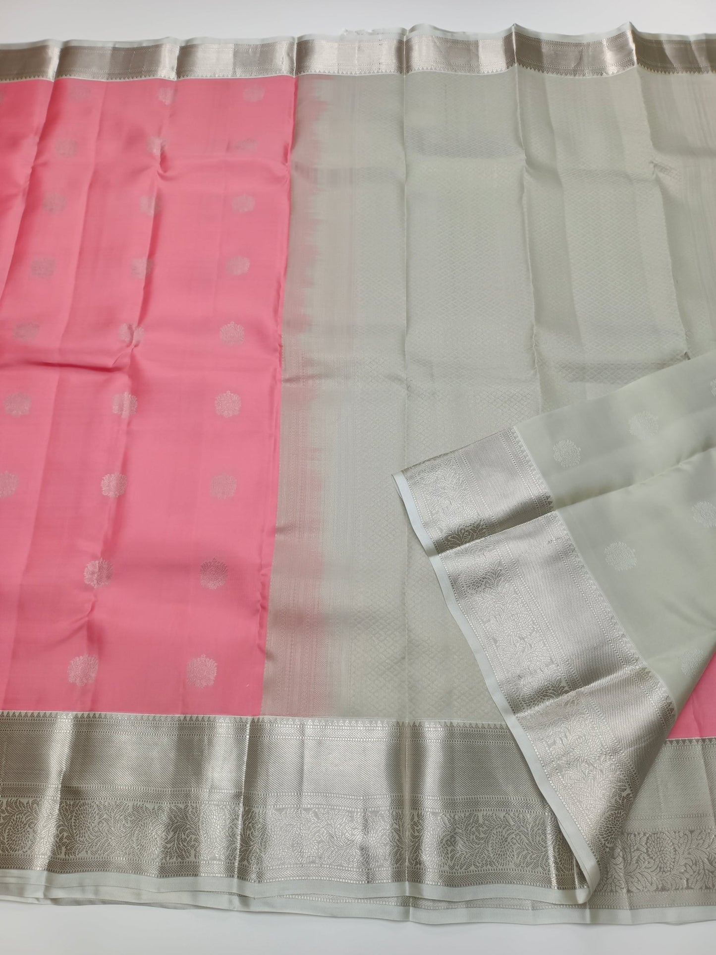 KANCHIPURAM SEMI SILK SAREE - B S CHANNABASAPPA & SONS