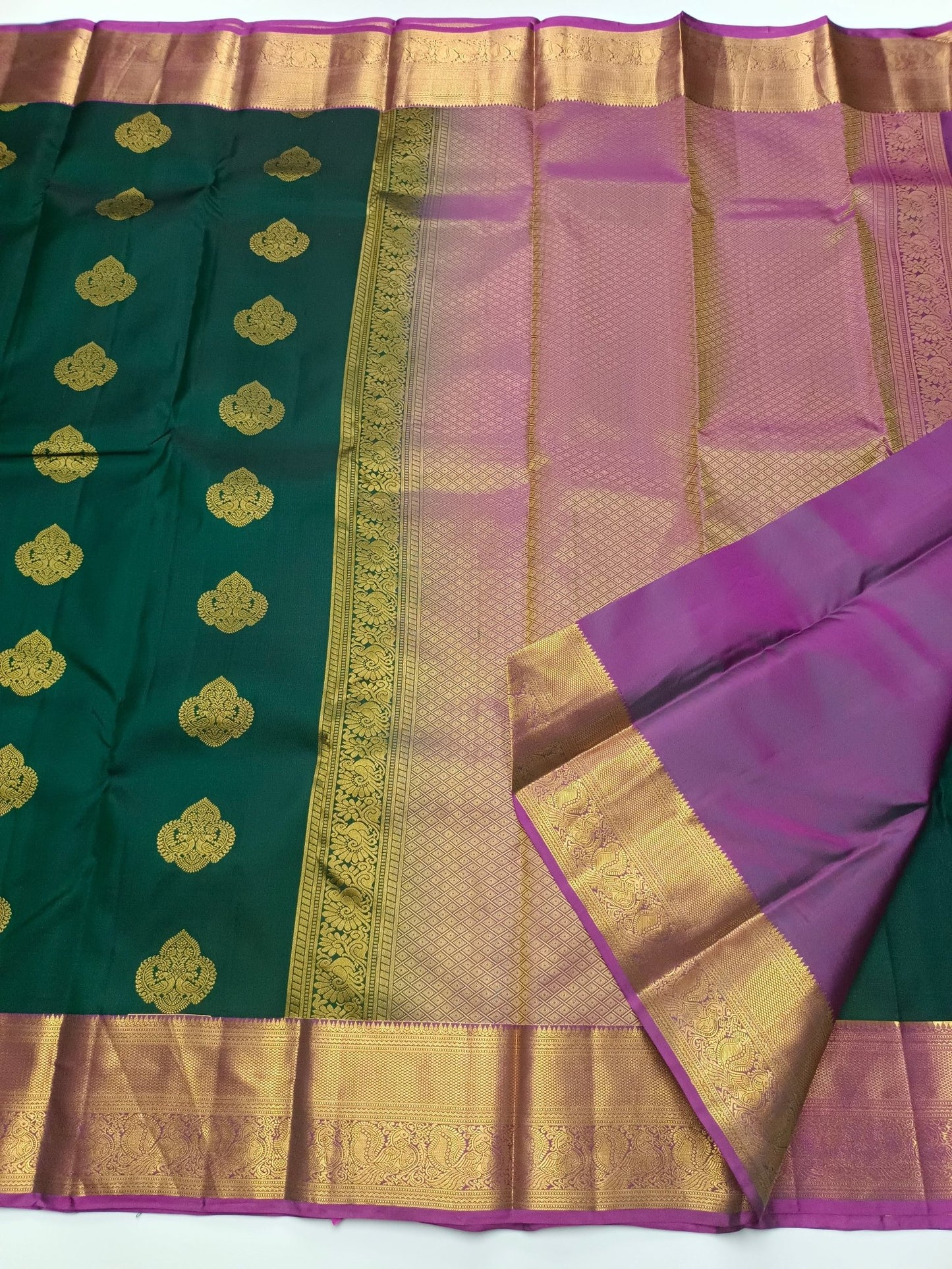KANCHIPURAM PURE SILK SAREE - B S CHANNABASAPPA & SONS