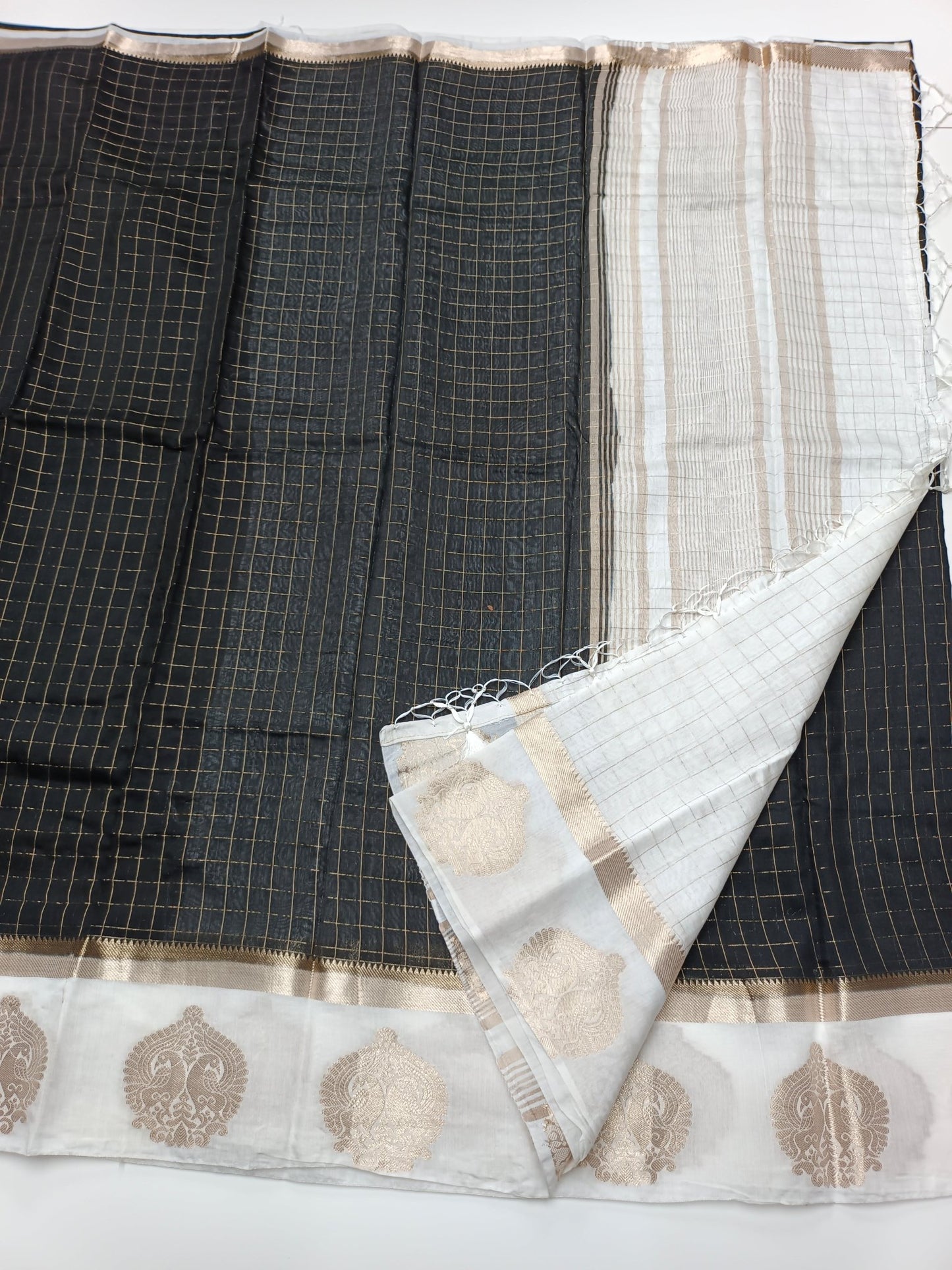 FANCY CHANDERI SAREE - B S CHANNABASAPPA & SONS