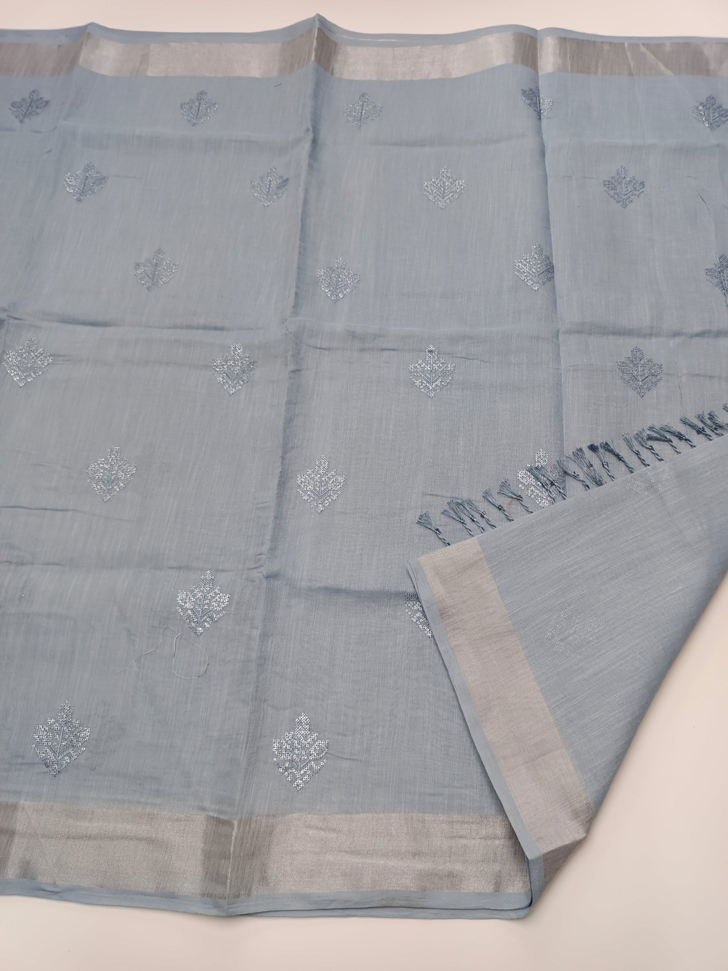 FANCY COTTON SAREE - B S CHANNABASAPPA & SONS