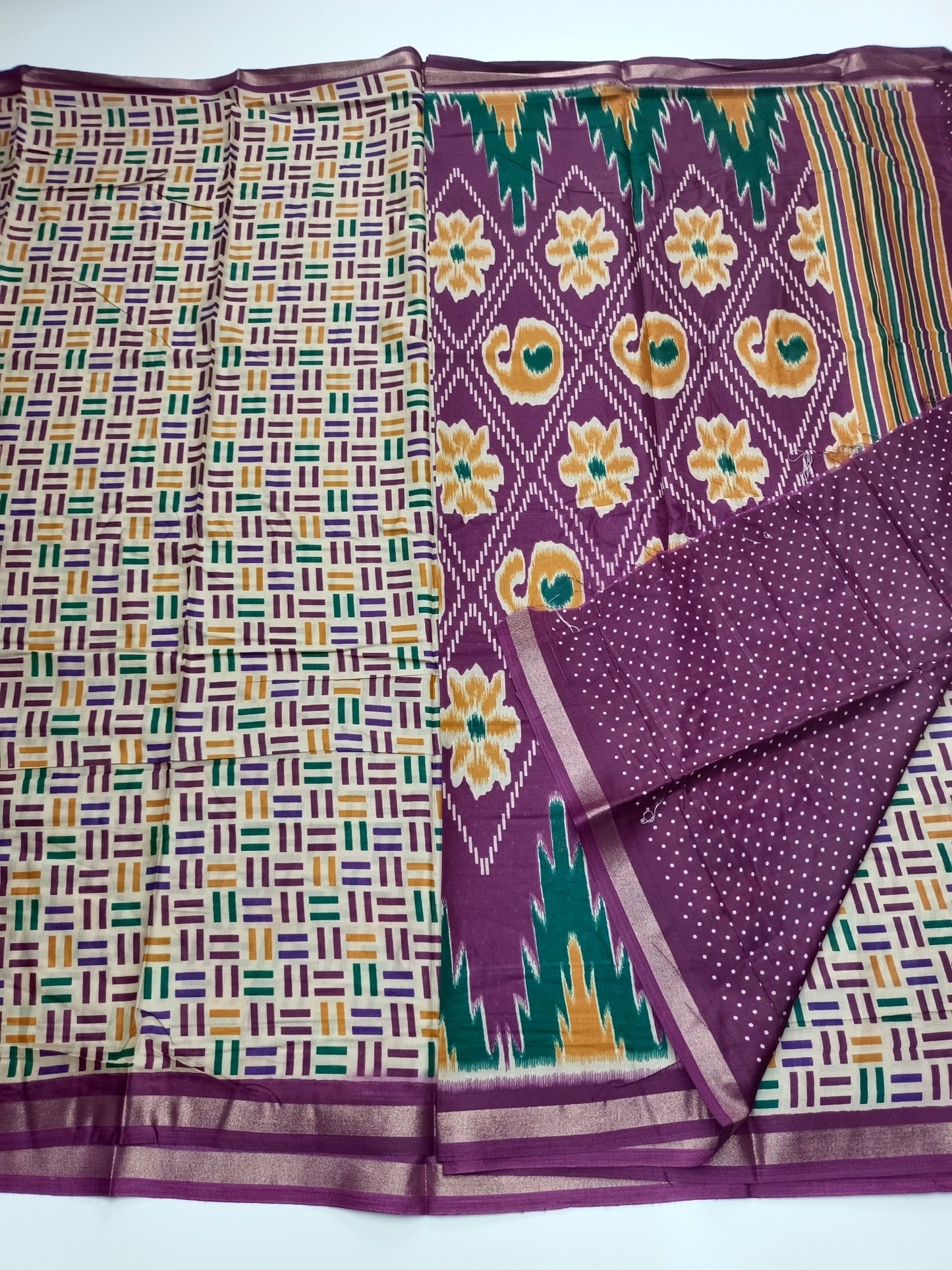 FANCY DOLA SILK SAREE - B S CHANNABASAPPA & SONS