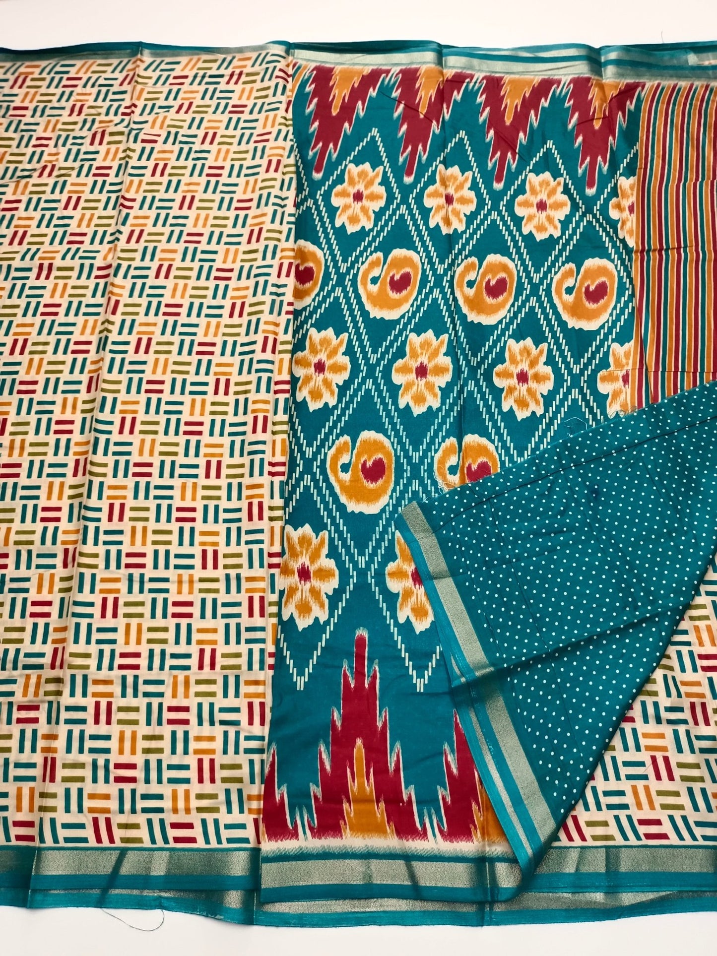 FANCY DOLA SILK SAREE - B S CHANNABASAPPA & SONS