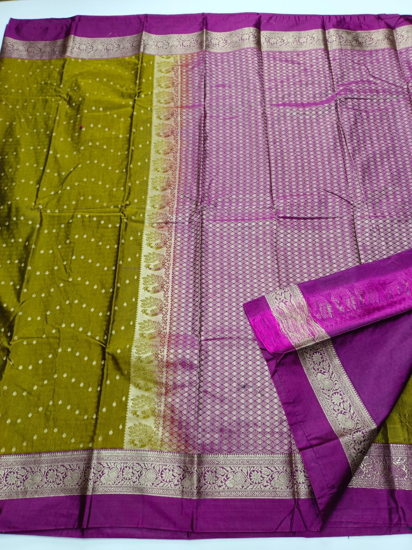 FANCY COTTON SILK SAREE - B S CHANNABASAPPA & SONS