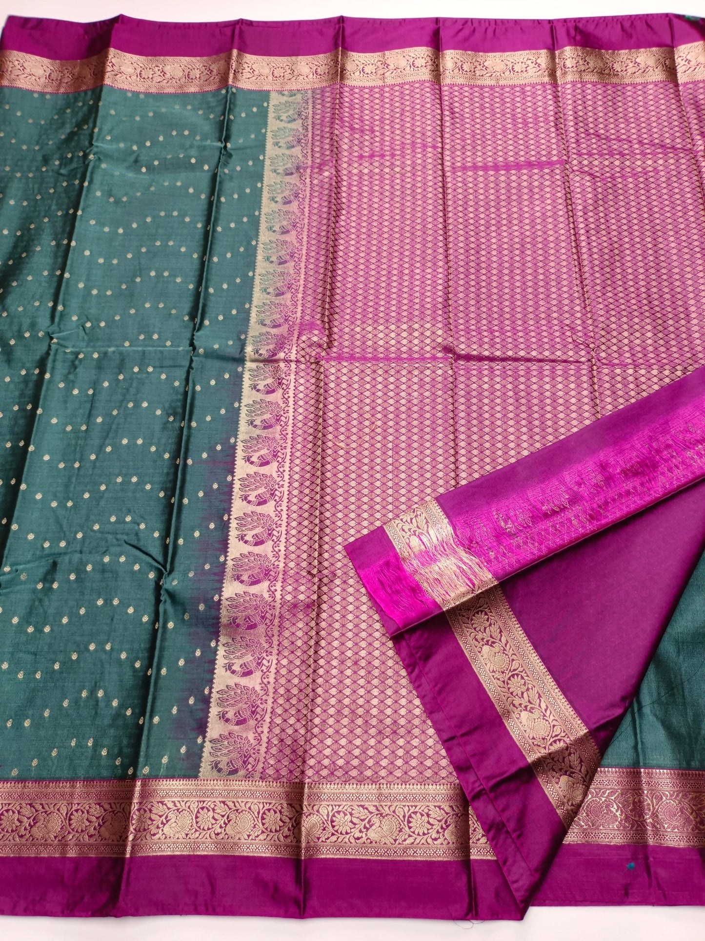 FANCY COTTON SILK SAREE - B S CHANNABASAPPA & SONS
