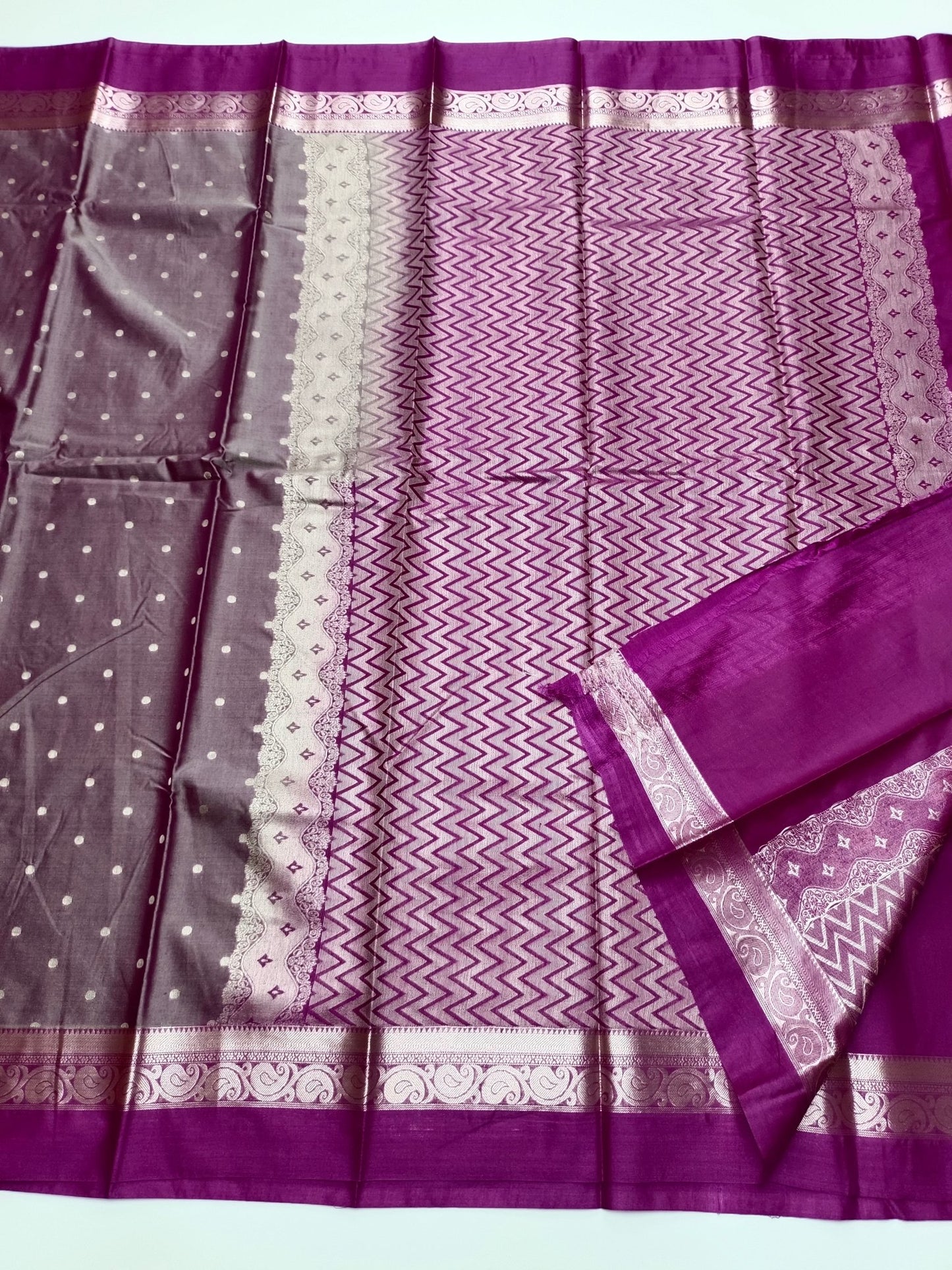FANCY COTTON SILK SAREE - B S CHANNABASAPPA & SONS