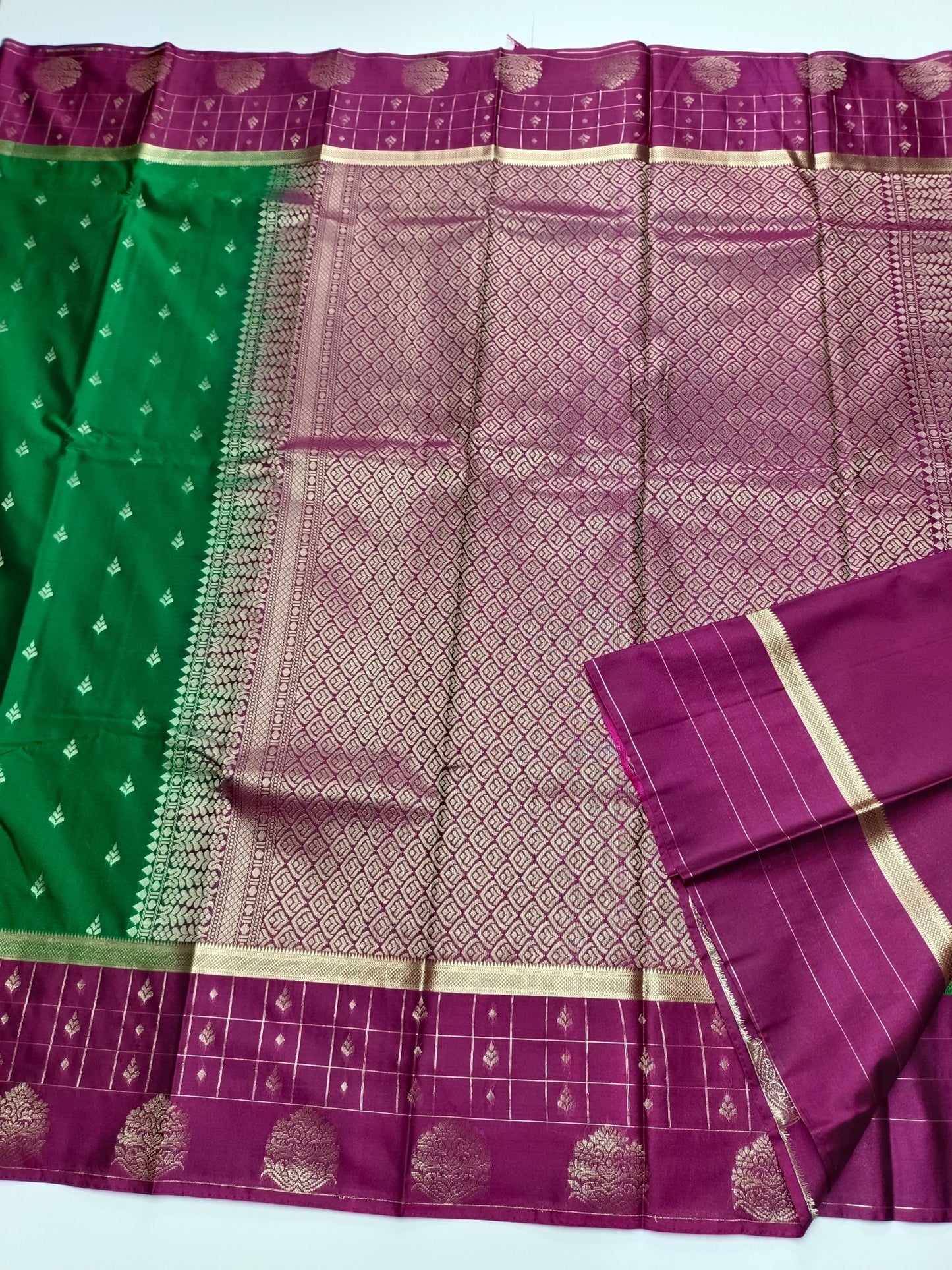 FANCY COTTON SILK SAREE - B S CHANNABASAPPA & SONS