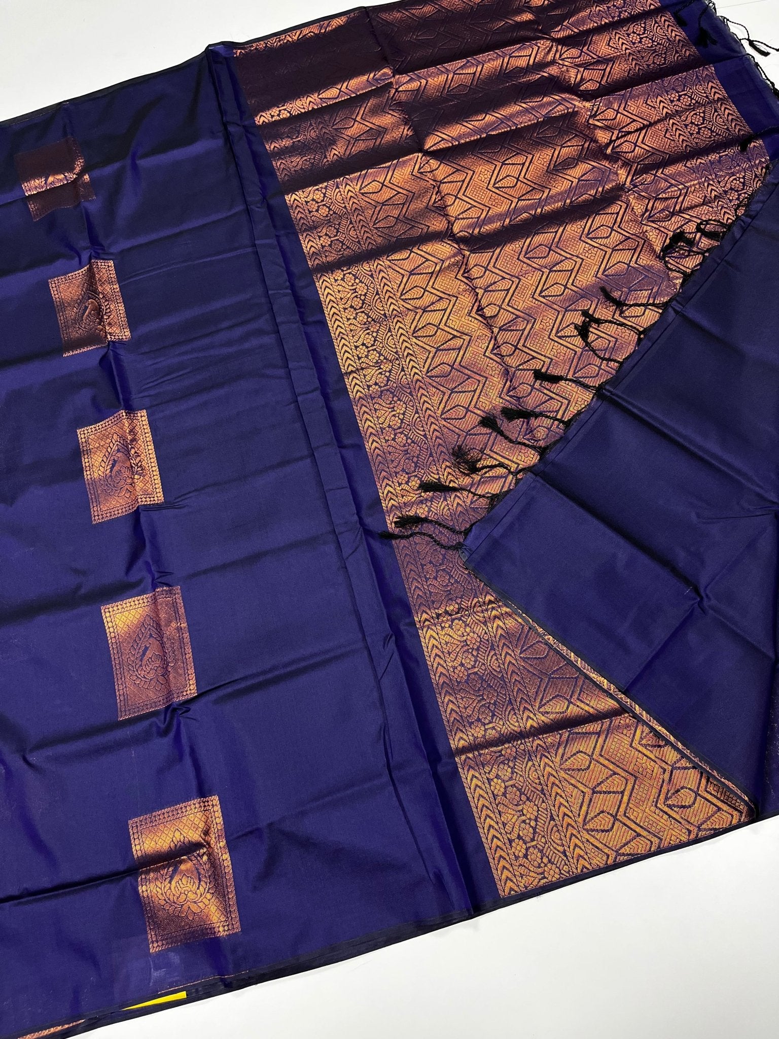 KANCHIPURAM SOFT ARTSILK SAREE - B S CHANNABASAPPA & SONS