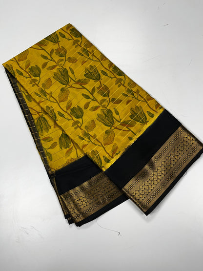 FANCY CREPE SAREE - B S CHANNABASAPPA & SONS
