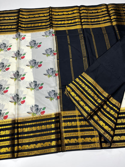 FANCY CREPE SAREE - B S CHANNABASAPPA & SONS