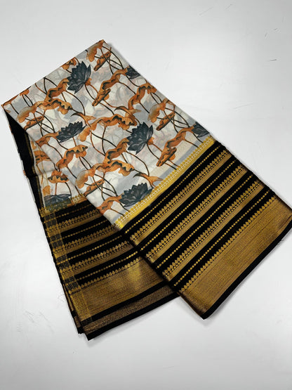 FANCY CREPE SAREE - B S CHANNABASAPPA & SONS
