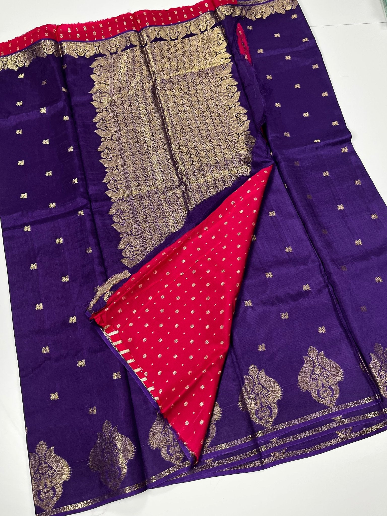 FANCY SEMI CREPE SILK SAREES - B S CHANNABASAPPA & SONS