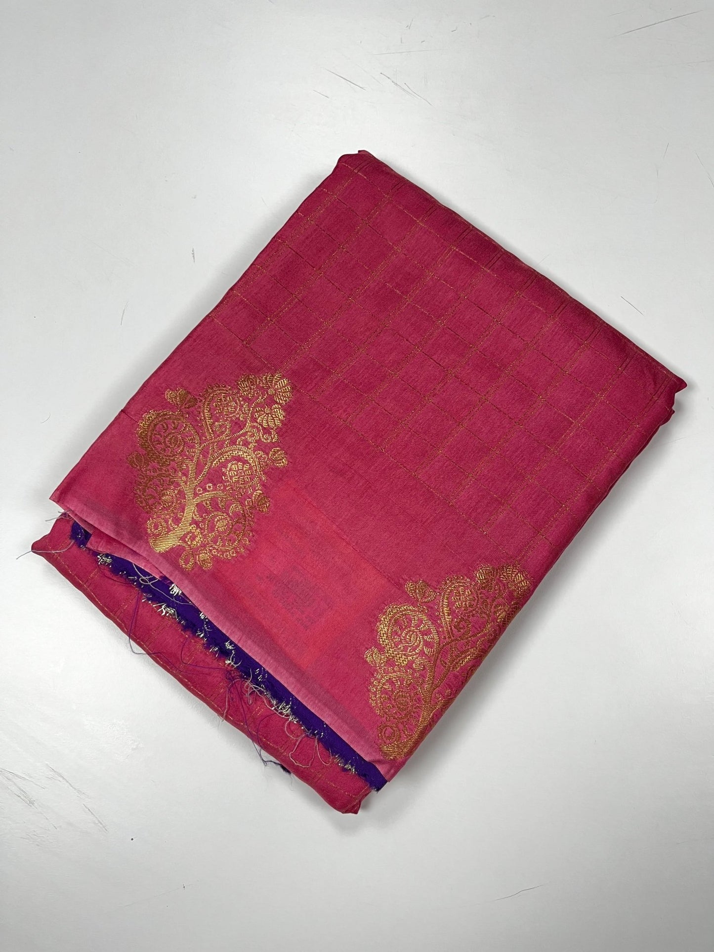 FANCY SEMI CREPE SILK SAREE - B S CHANNABASAPPA & SONS