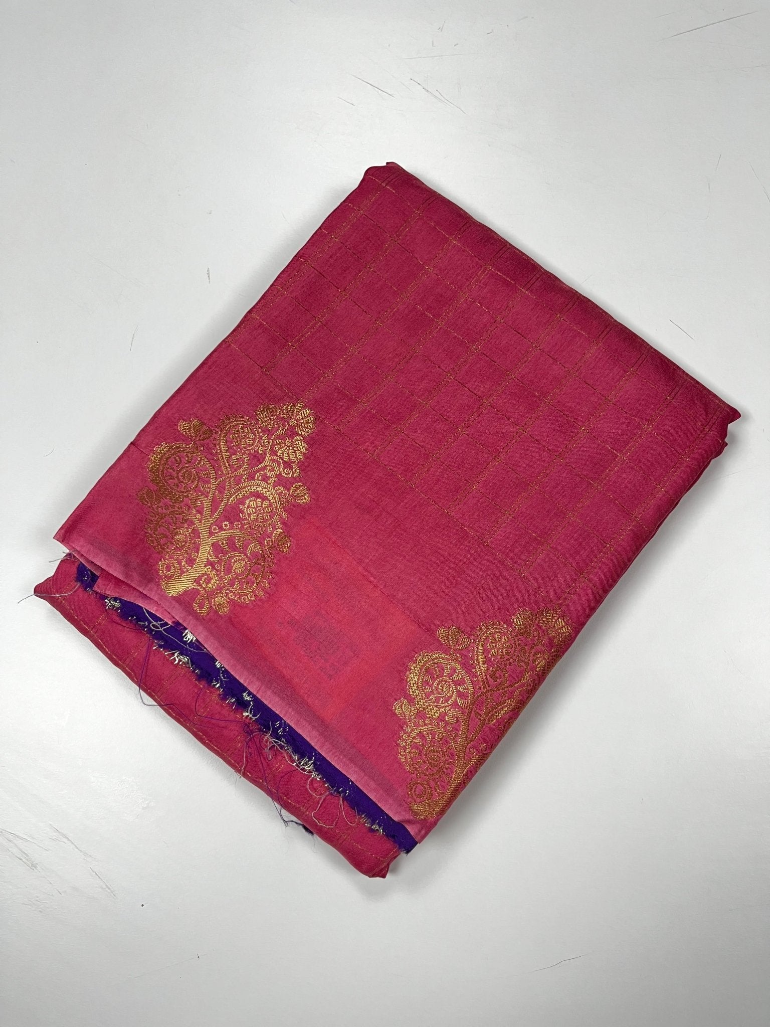 FANCY SEMI CREPE SILK SAREE - B S CHANNABASAPPA & SONS