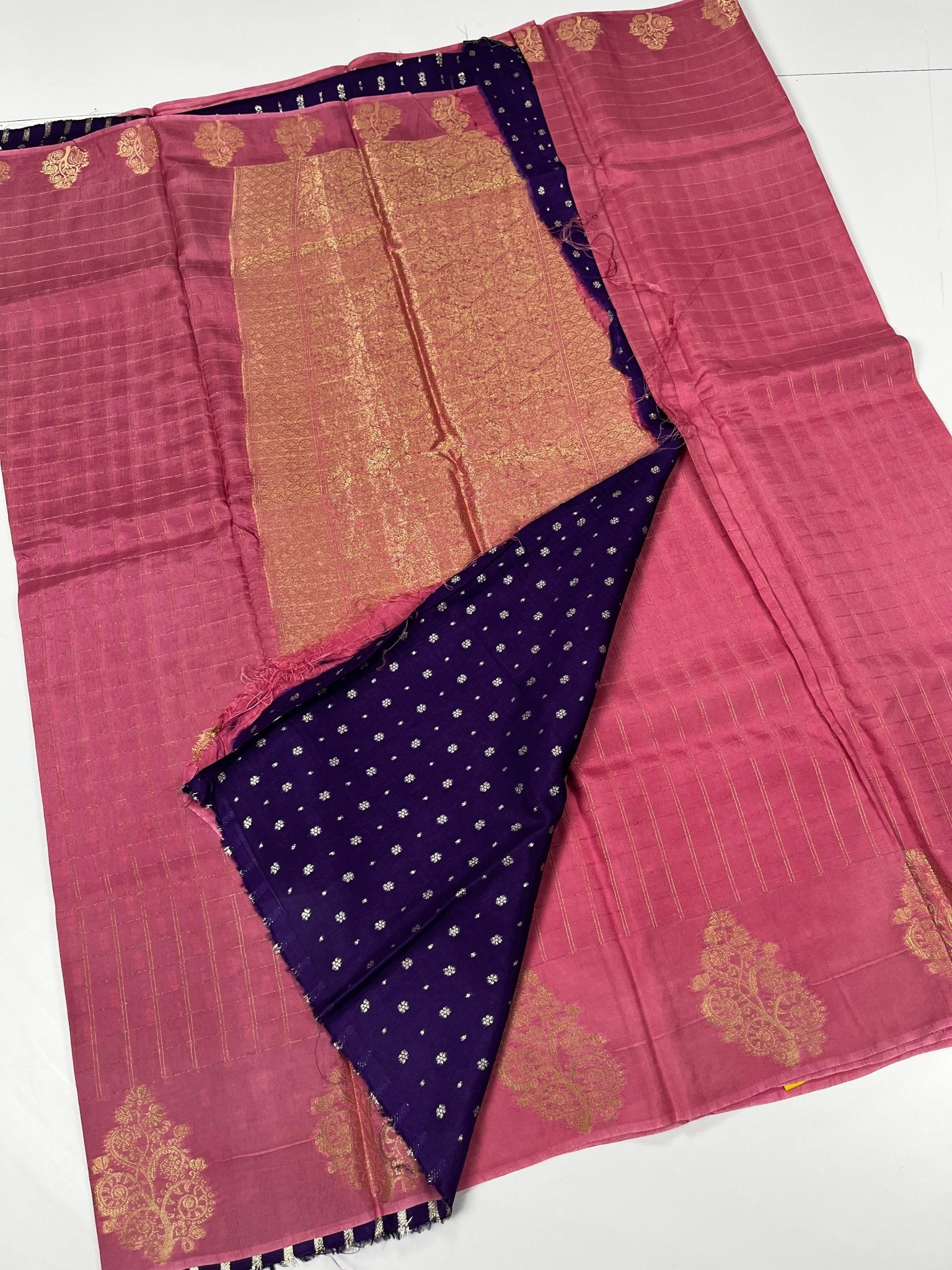 FANCY SEMI CREPE SILK SAREE - B S CHANNABASAPPA & SONS