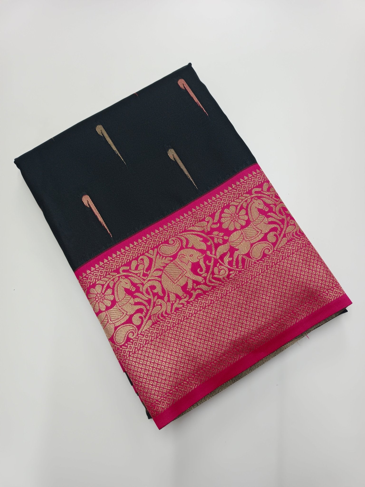 FANCY SOFT SILK SAREE - B S CHANNABASAPPA & SONS