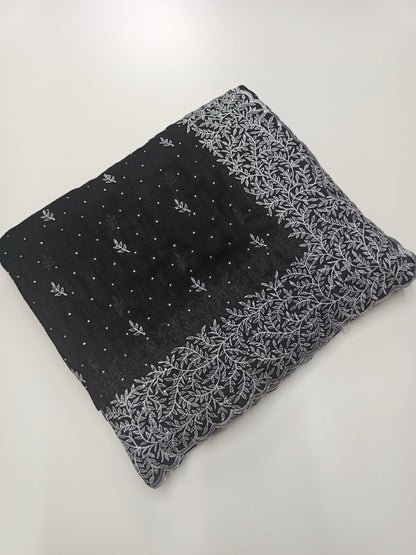 FANCY EMBROIDERY WORK SAREE - B S CHANNABASAPPA & SONS