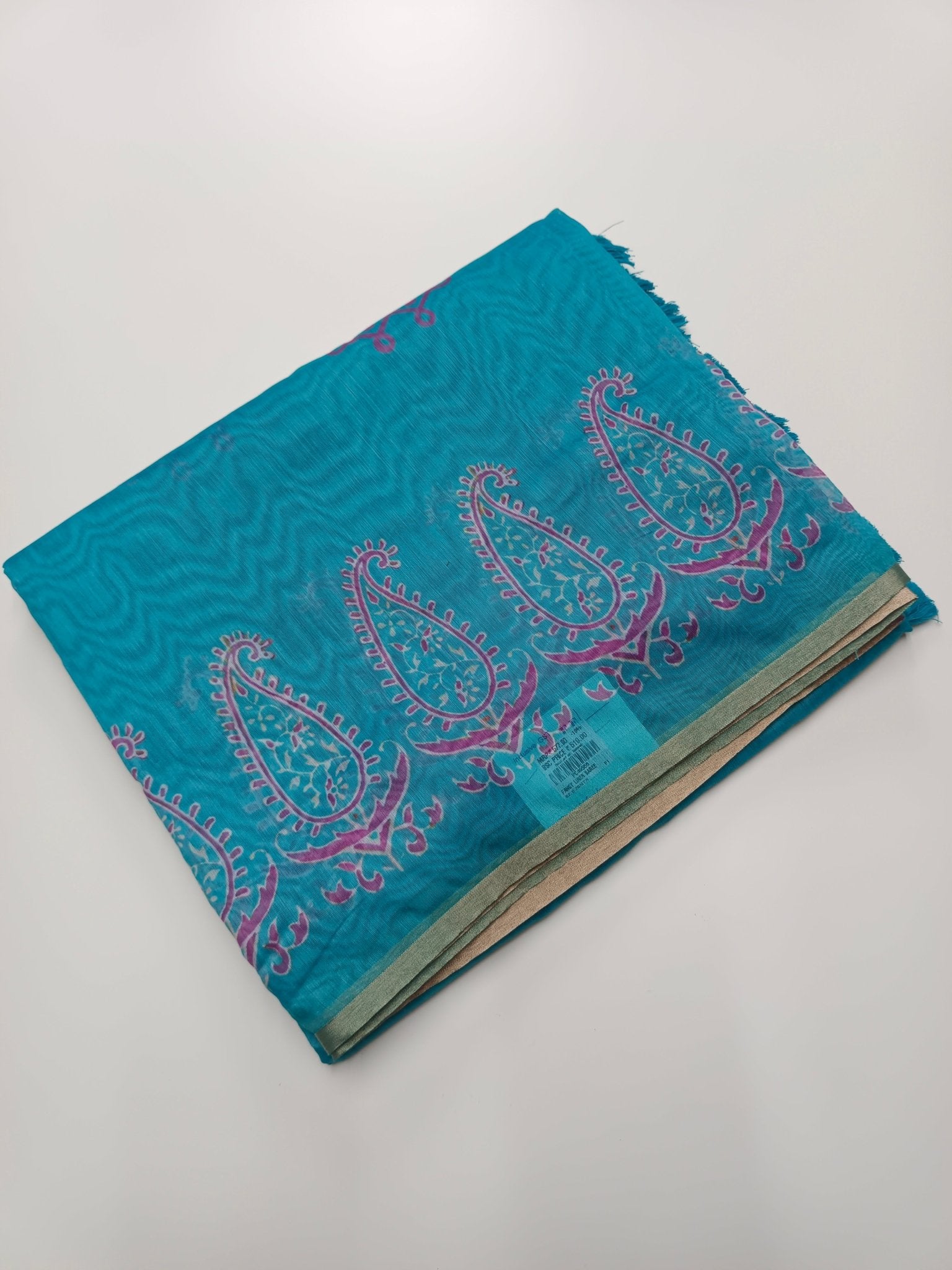 FANCY CHANDERI COTTON SAREE - B S CHANNABASAPPA & SONS