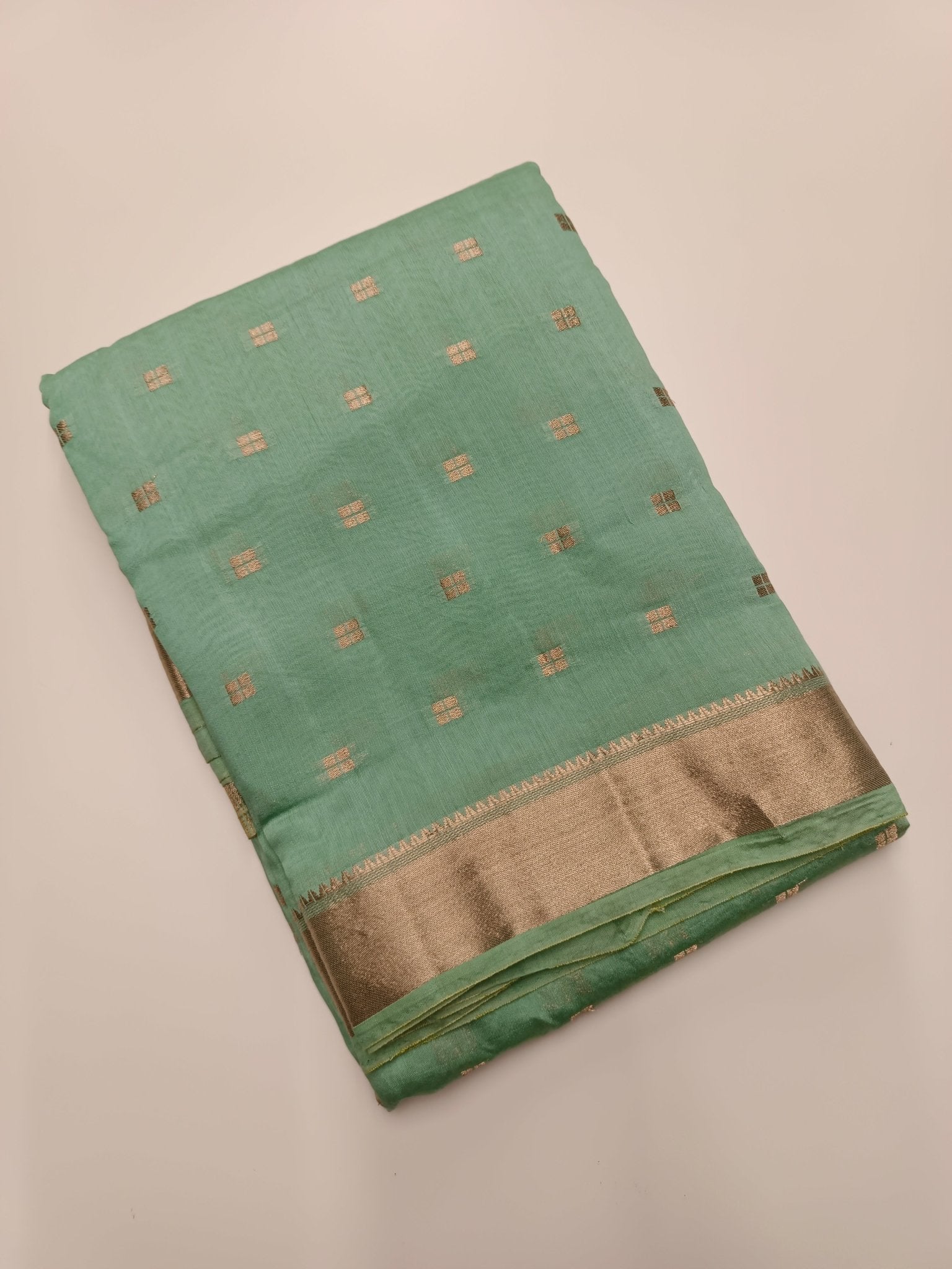 FANCY CHANDERI COTTON SAREE - B S CHANNABASAPPA & SONS