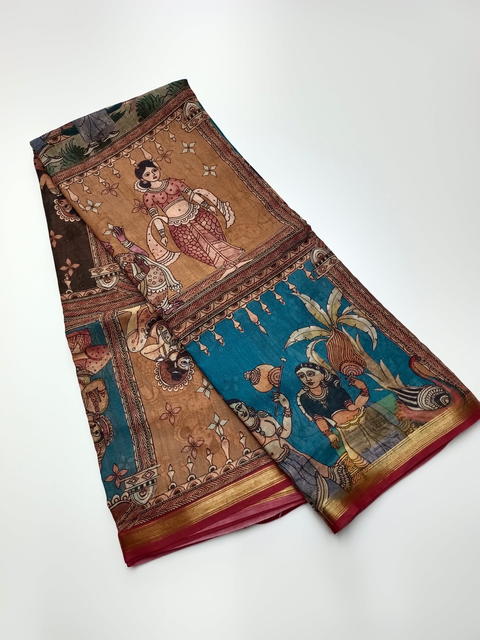 FANCY MALBARI COTTON SAREE - B S CHANNABASAPPA & SONS