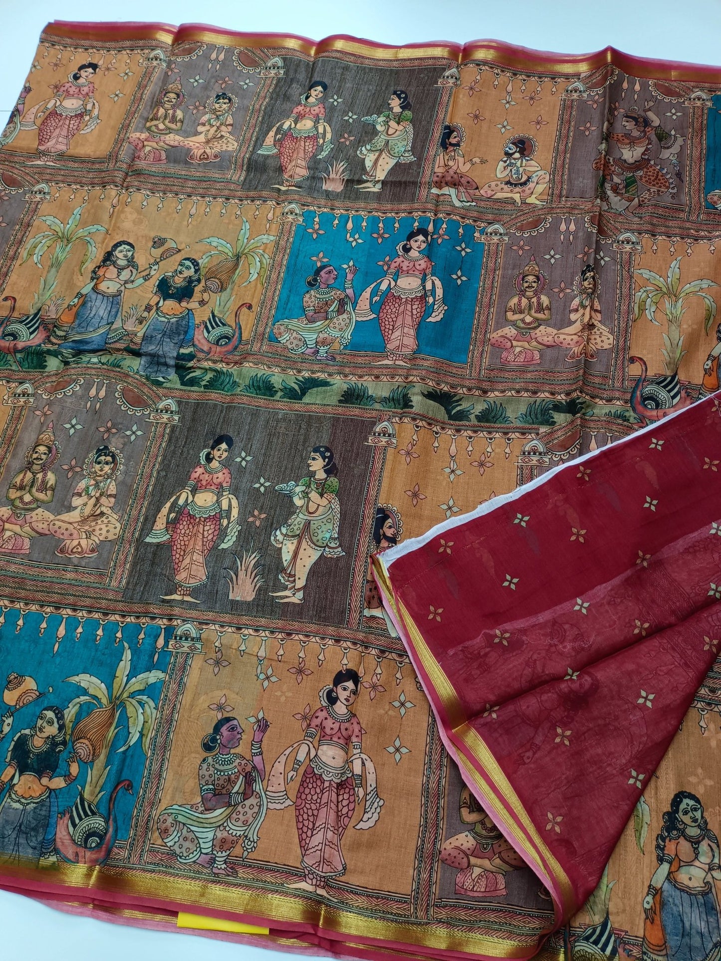 FANCY MALBARI COTTON SAREE - B S CHANNABASAPPA & SONS
