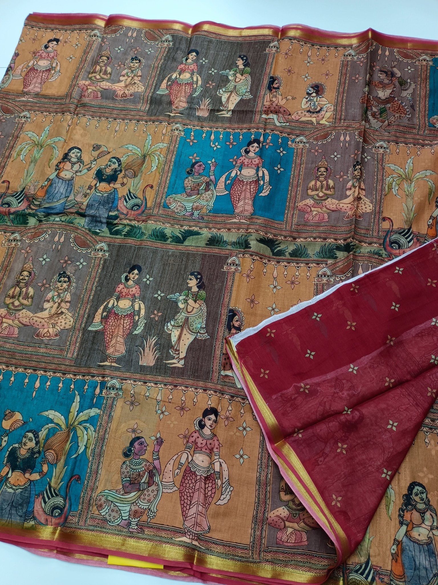 FANCY MALBARI COTTON SAREE - B S CHANNABASAPPA & SONS