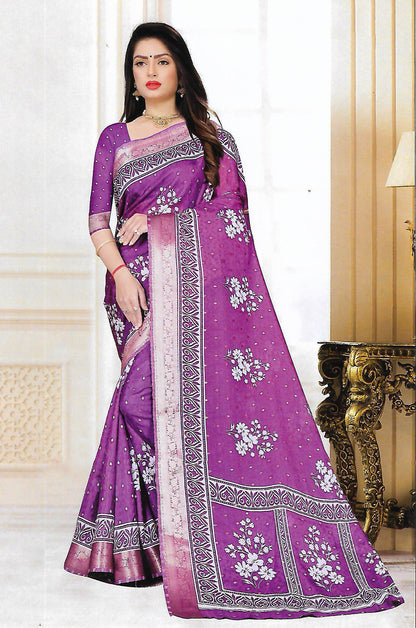 FANCY DOLA SILK SAREE - B S CHANNABASAPPA & SONS