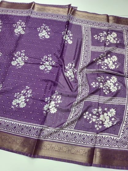 FANCY DOLA SILK SAREE - B S CHANNABASAPPA & SONS