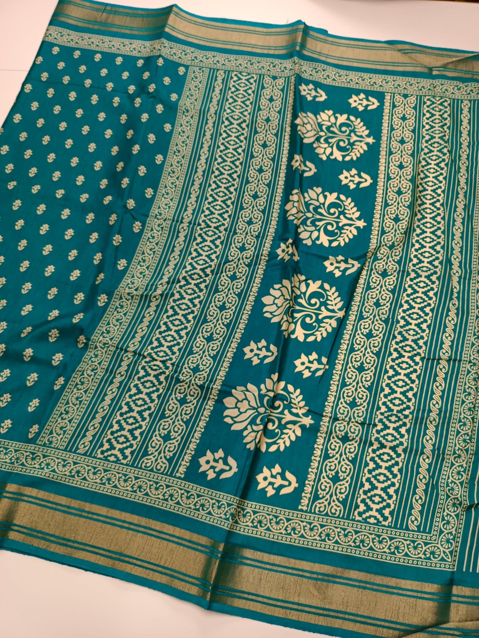 FANCY SOFT TUSSAR SAREE - B S CHANNABASAPPA & SONS