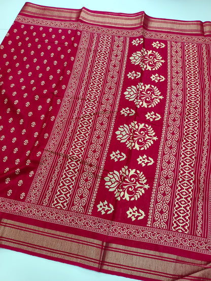 FANCY SOFT TUSSAR SAREE - B S CHANNABASAPPA & SONS