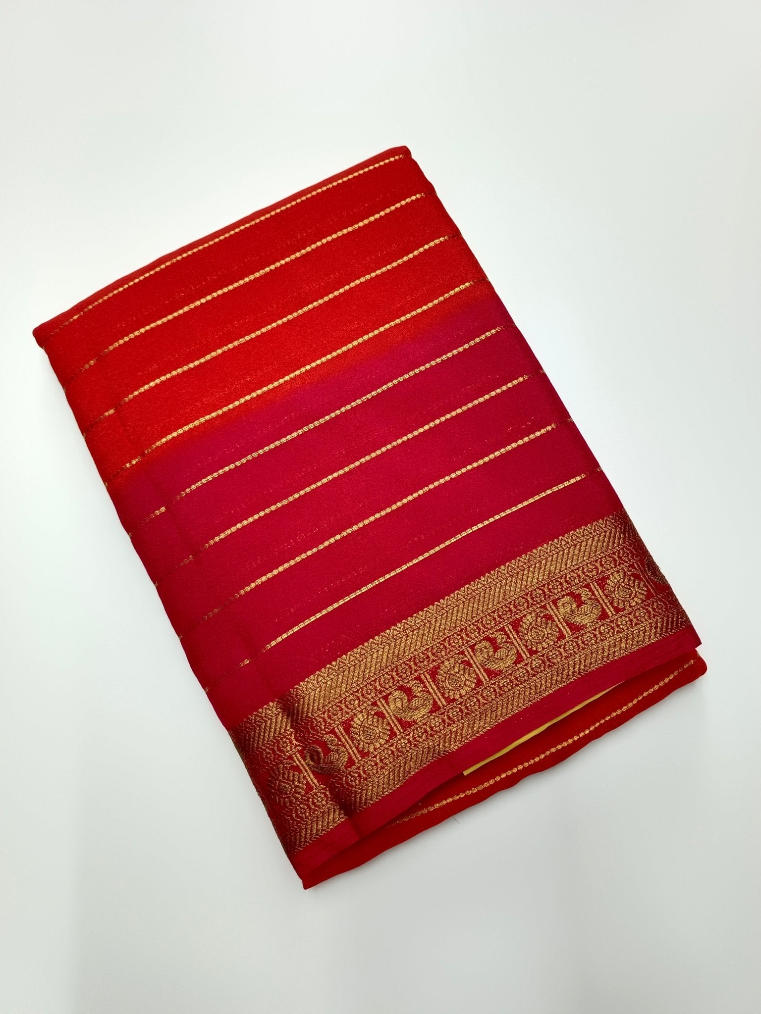 SEMI CREPE SILK SAREE - B S CHANNABASAPPA & SONS