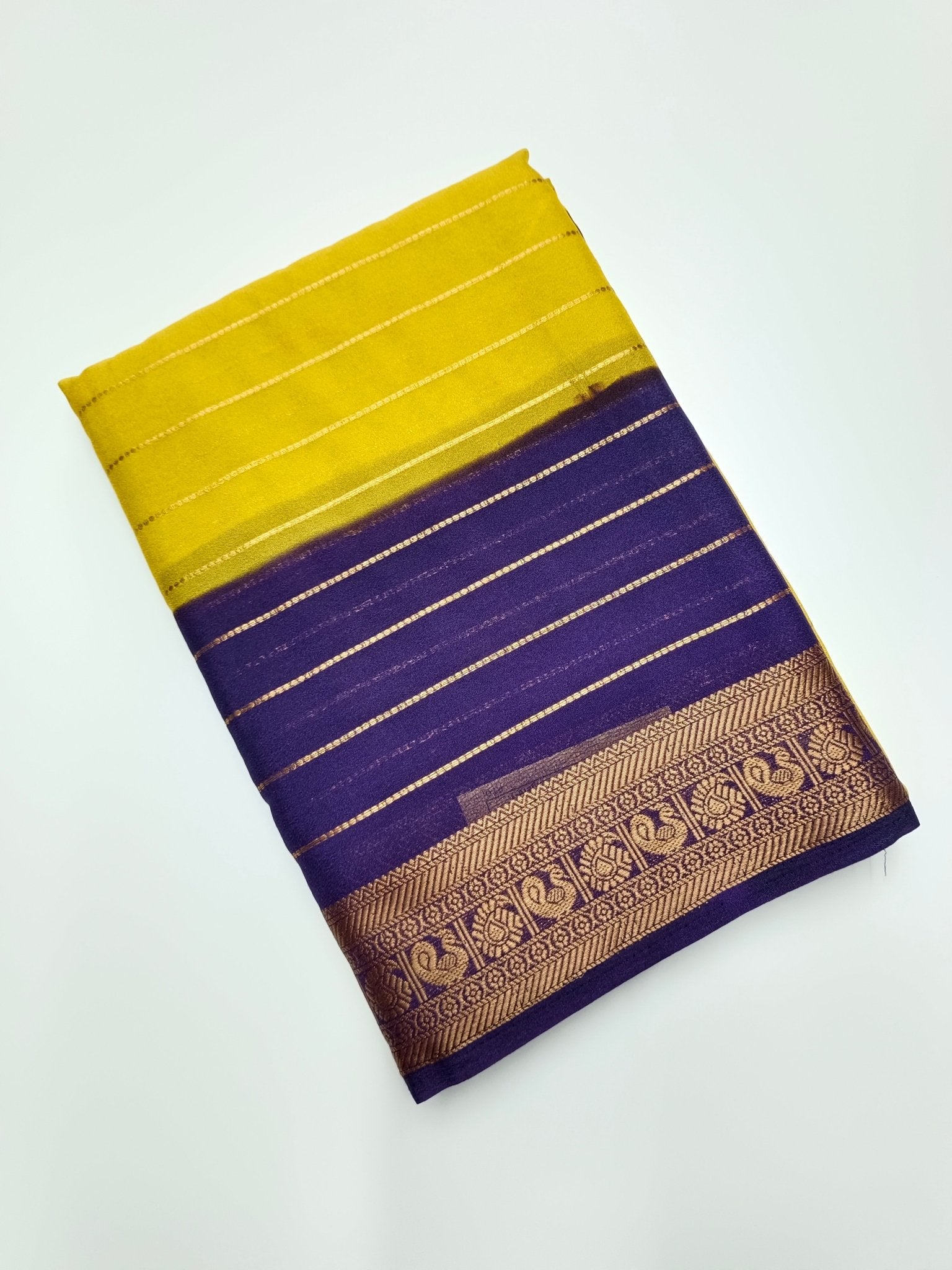 SEMI CREPE SILK SAREE - B S CHANNABASAPPA & SONS