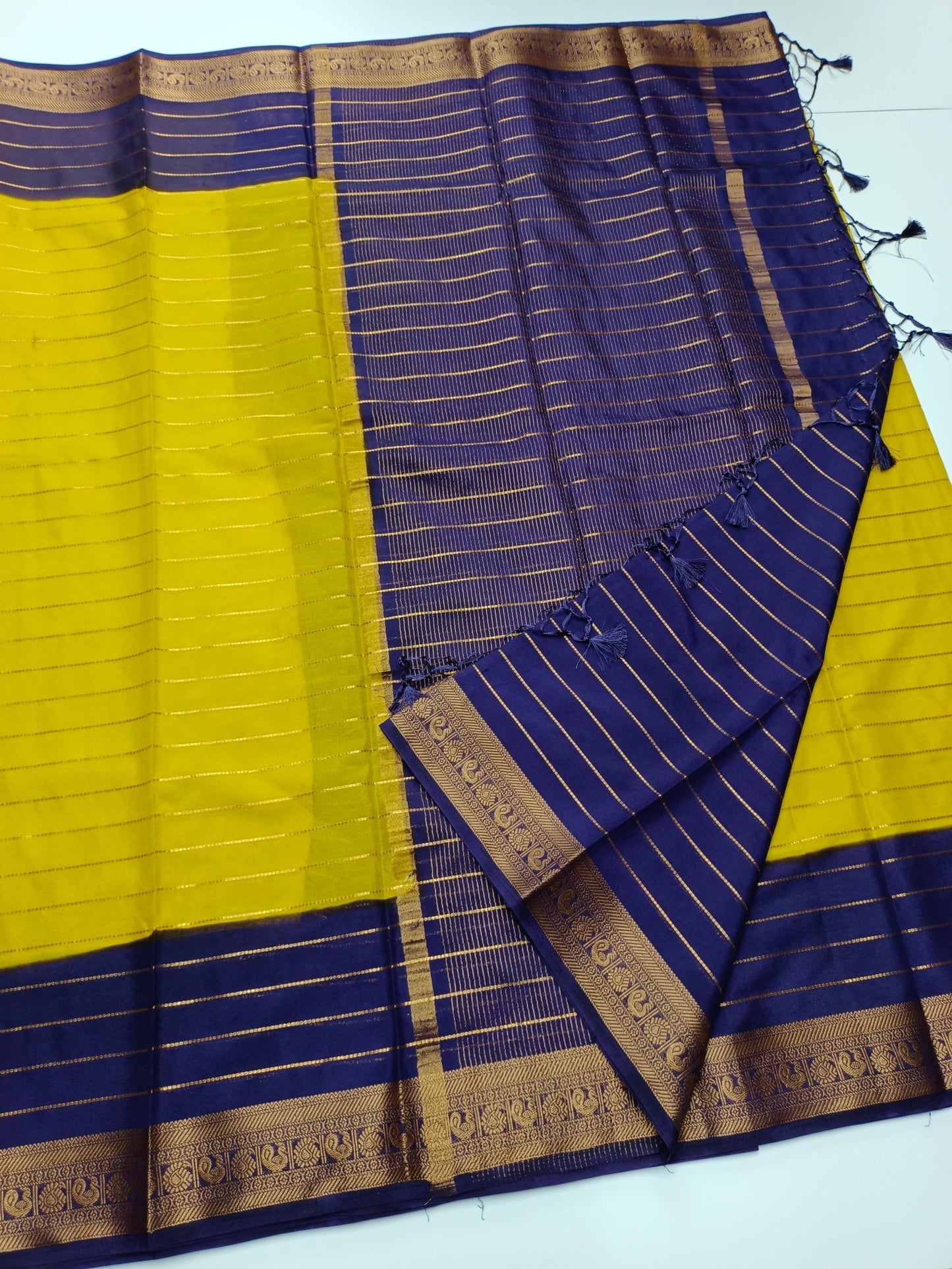 SEMI CREPE SILK SAREE - B S CHANNABASAPPA & SONS