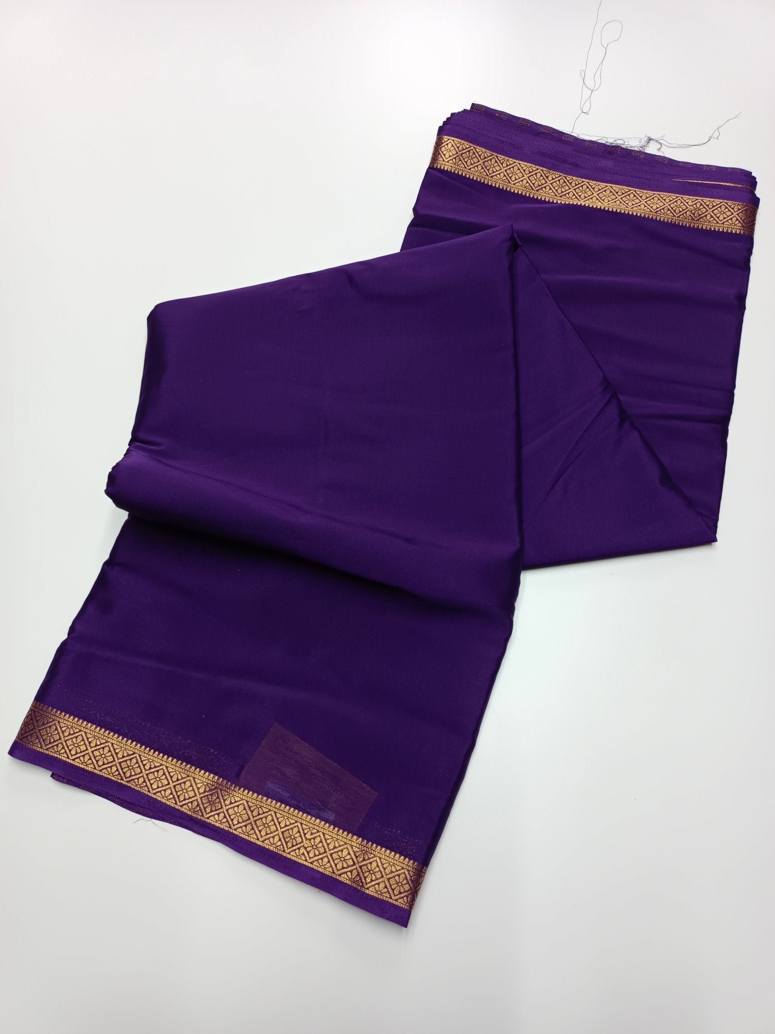FANCY SEMI CREPE SILK SAREE - B S CHANNABASAPPA & SONS