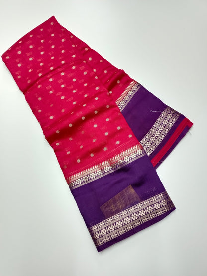 FANCY MALBARI SILK SAREE - B S CHANNABASAPPA & SONS