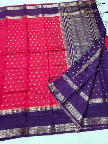 FANCY MALBARI SILK SAREE - B S CHANNABASAPPA & SONS