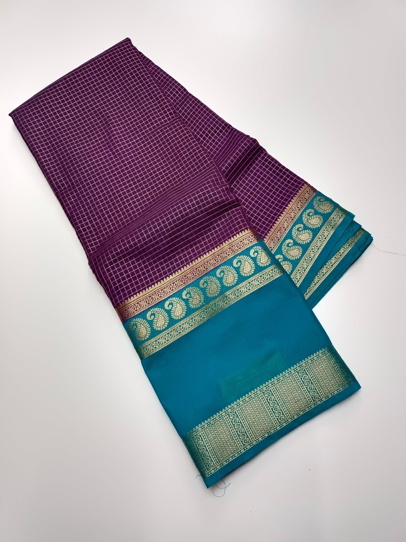 FANCY SEMI CREPE SILK SAREE - B S CHANNABASAPPA & SONS
