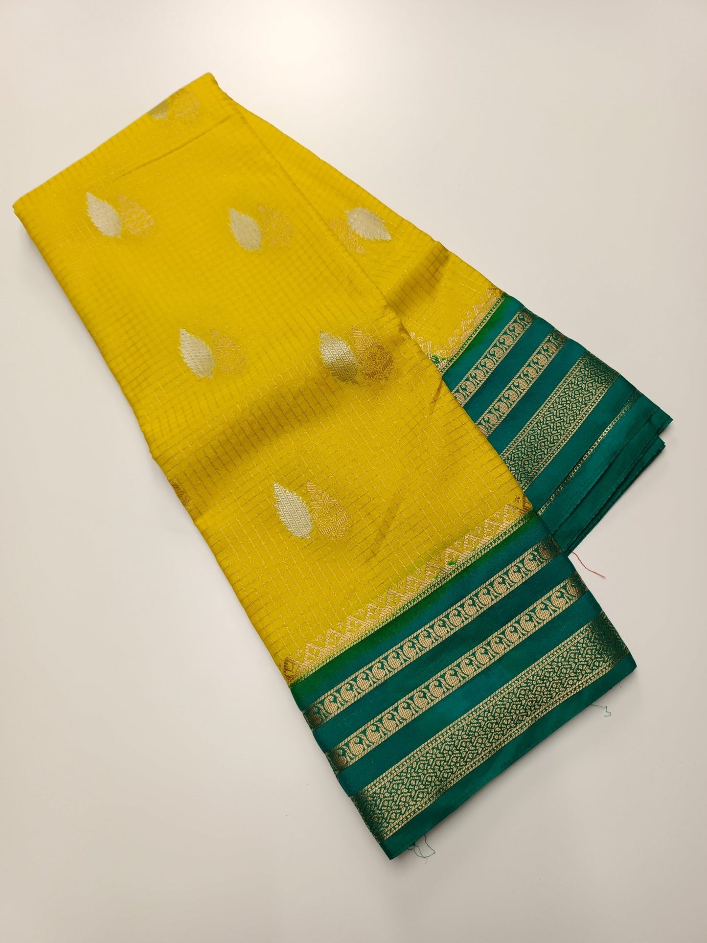FANCY SEMI CREPE SILK SAREE - B S CHANNABASAPPA & SONS