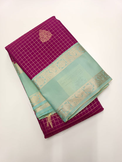 KANCHIPURAM ART SILK SAREE - B S CHANNABASAPPA & SONS