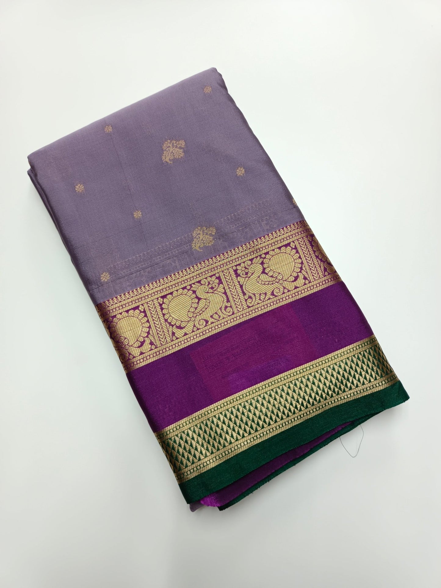 KANCHIPURAM SOFT ART SILK SAREE - B S CHANNABASAPPA & SONS