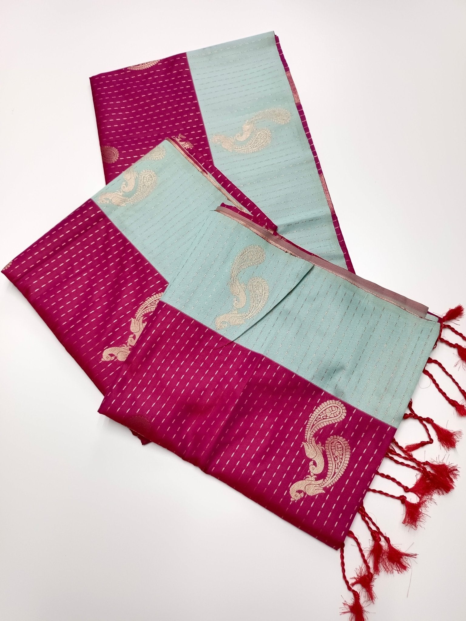FANCY SOFT SILK SAREE - B S CHANNABASAPPA & SONS