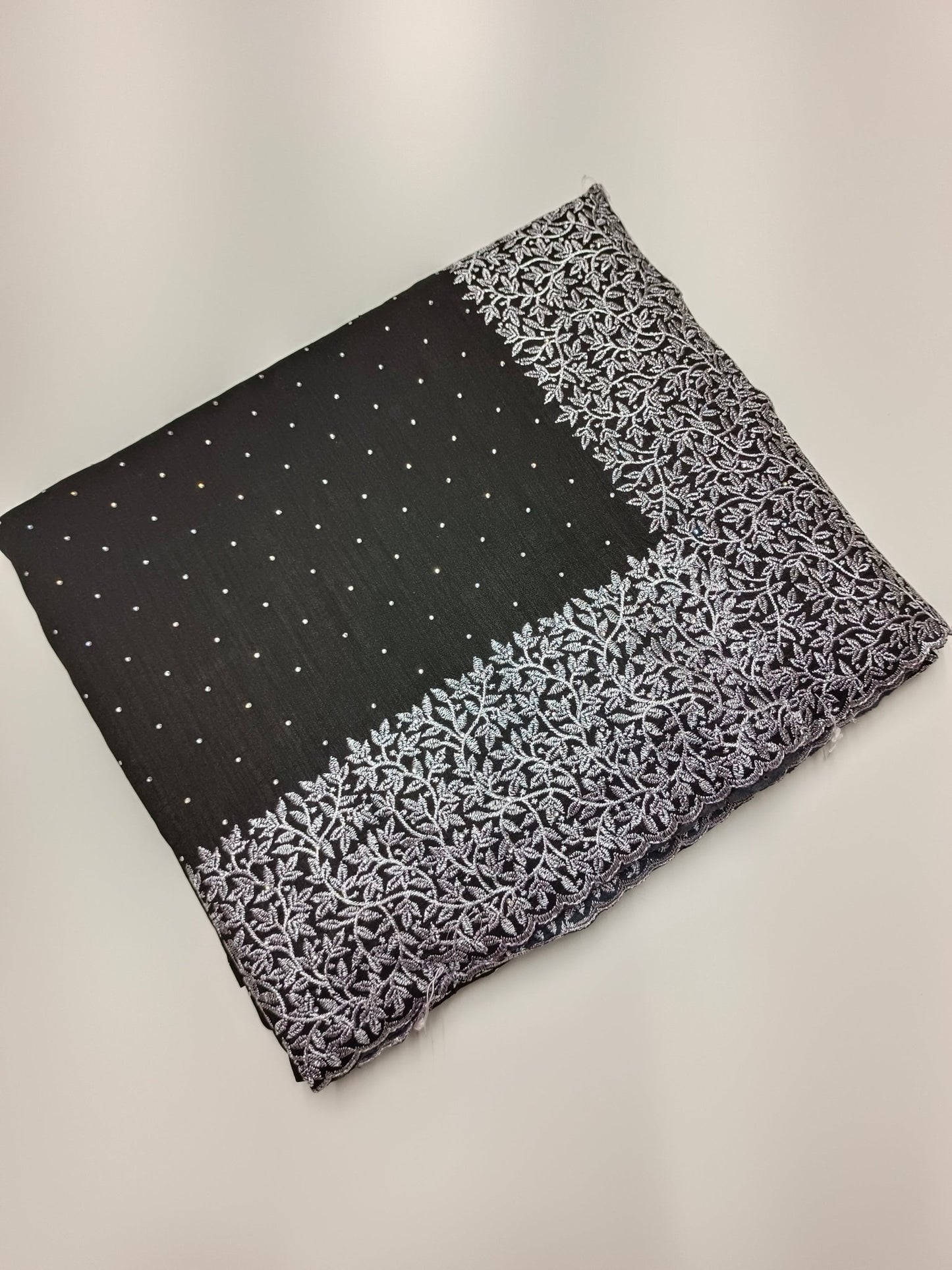 FANCY EMBROIDERY WORK SAREE - B S CHANNABASAPPA & SONS