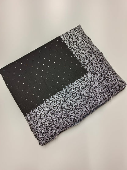 FANCY EMBROIDERY WORK SAREE - B S CHANNABASAPPA & SONS