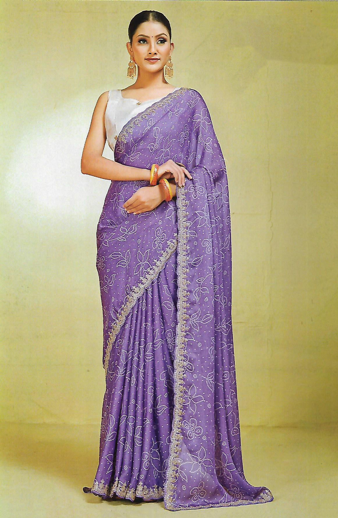 FANCY SYNTHETIC SAREE - B S CHANNABASAPPA & SONS