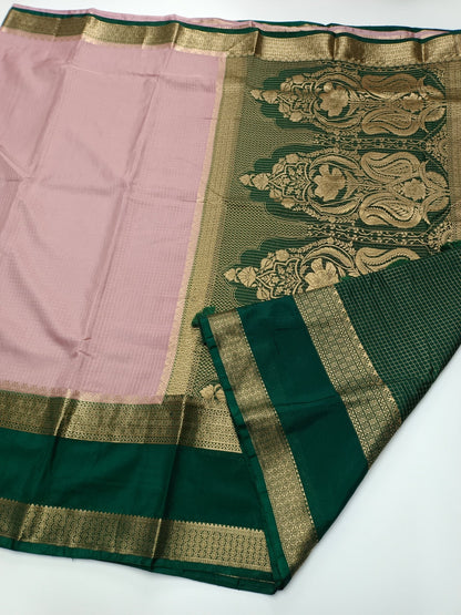 FANCY SEMI CREPE SILK SAREE - B S CHANNABASAPPA & SONS