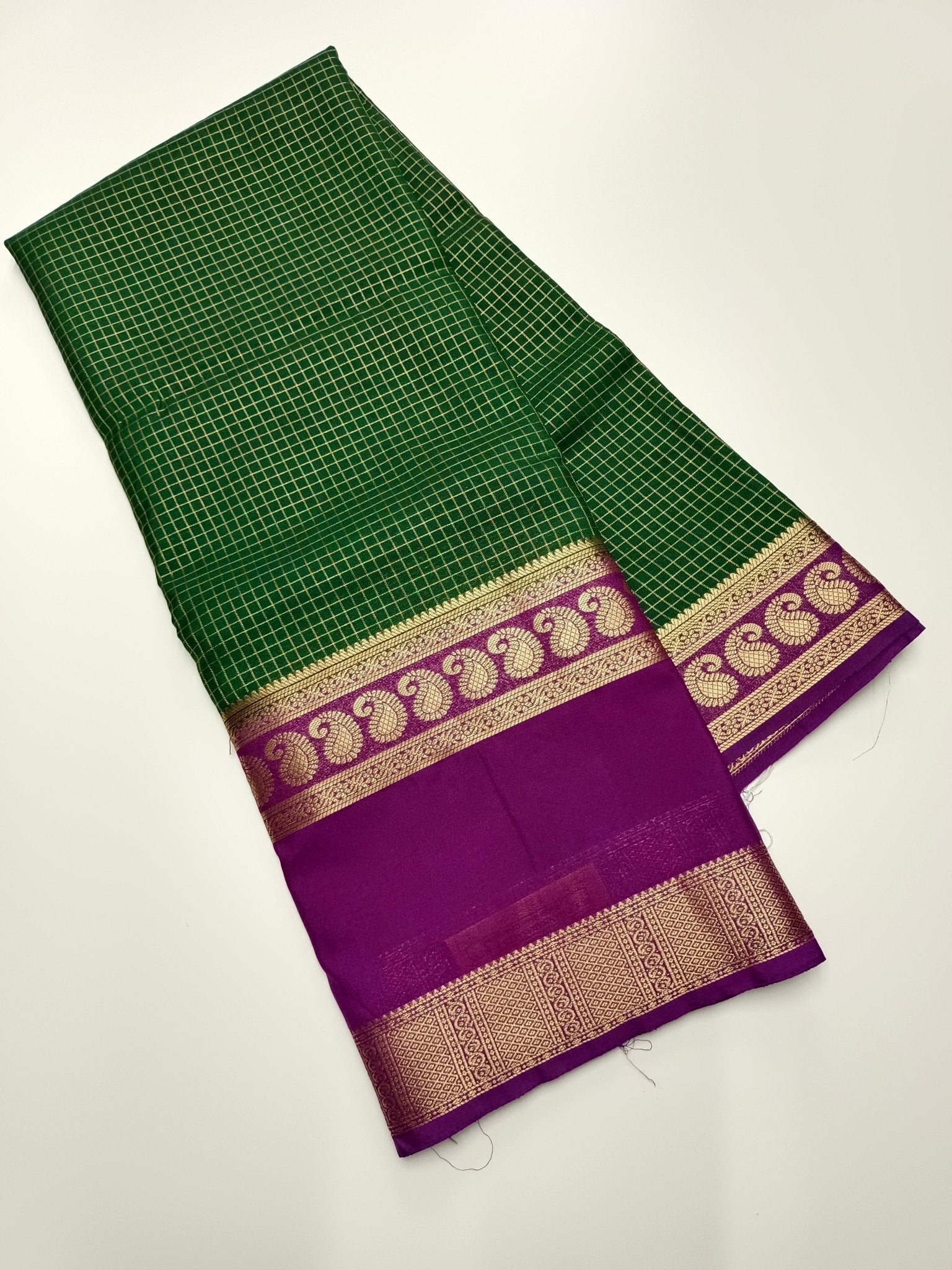 FANCY SEMI CREPE SILK SAREE - B S CHANNABASAPPA & SONS