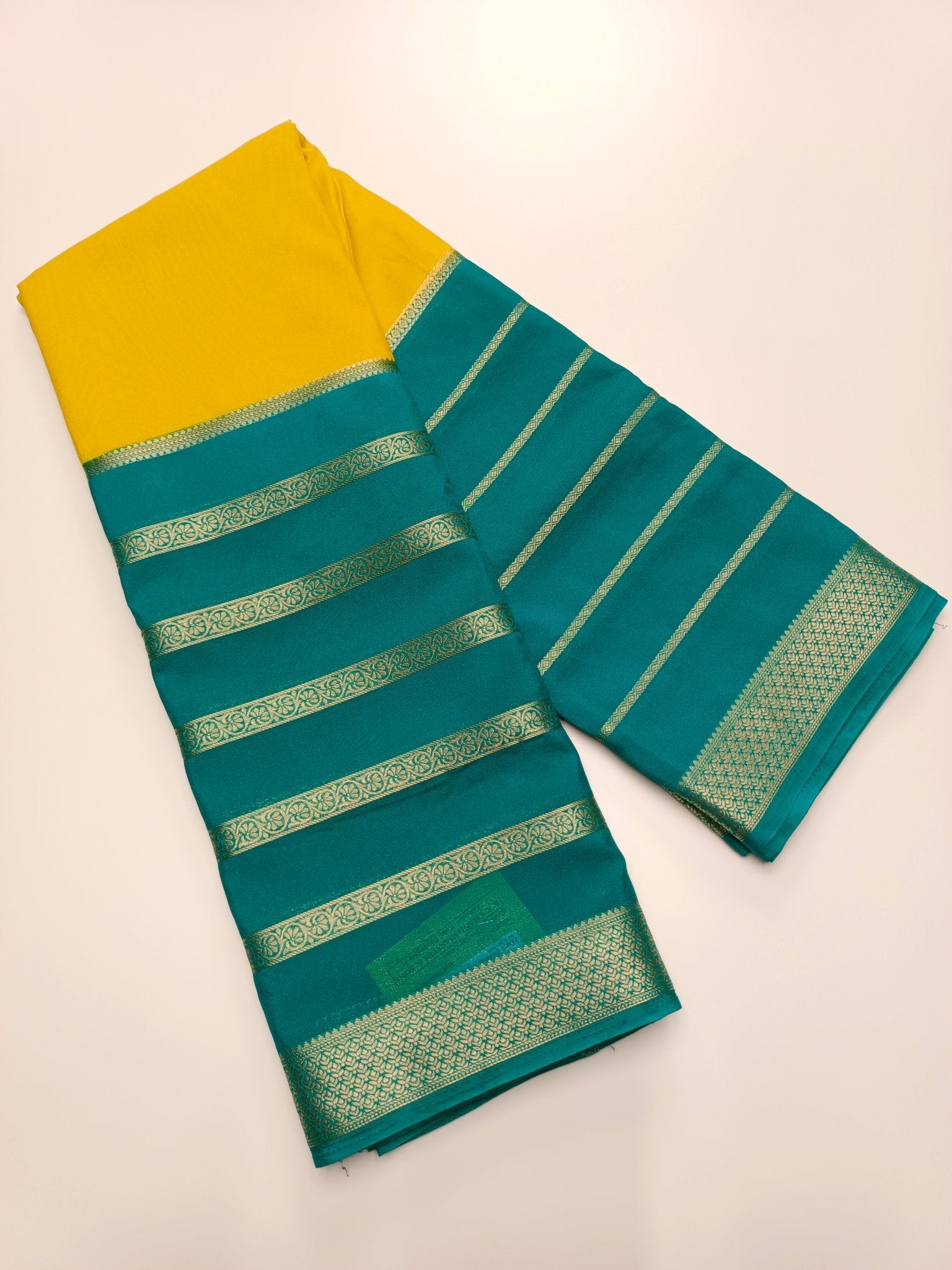 FANCY SEMI CREPE SILK SAREE - B S CHANNABASAPPA & SONS
